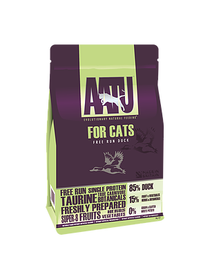 1公斤AATU無穀物鴨肉低敏貓糧, 歐盟製造 (到期日: 8-2023)
